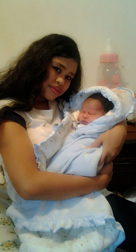Nabilla with her new baby boy  (2)