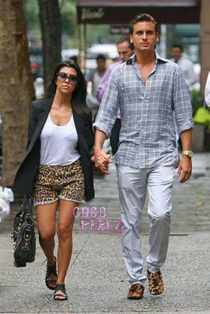 Kourtney and Scott Disick during hey days. The are two are reportedly not on talking terms at the moment