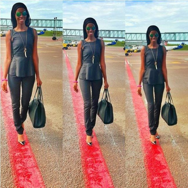 Judith Heard on arrival at Kigali International Airport