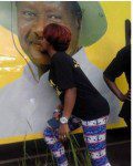Huddah Monroe shows off hot body