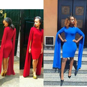 Tv stars Sheila Gashumba, Bettinah rock it in the trendy Long-Sleeved Dress