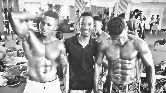 Some of the finalists at a work out (C) Dean Makanga GM International School of Modeling