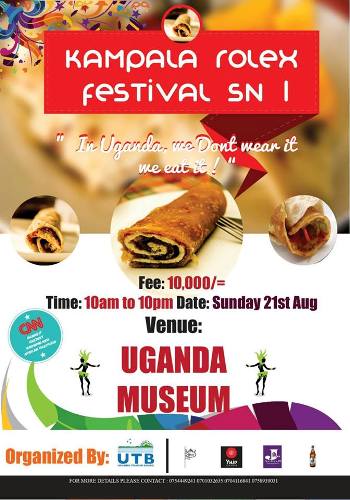 Rolex festival to rock Kampala