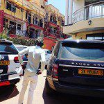 Cameroon Gitawo proudly shows off son