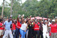 Angella Katatumba flags off Bikers for Cancer Awareness ride