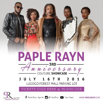 Paple Rayn 3rd Anniversary Couture Showcase 2016