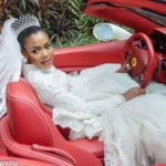 Socialite Merisa Sheila shows off thigh power  