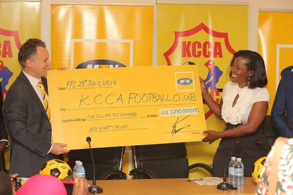  MTN Uganda launches Three Year UGX 1.290 Billion Shillings Landmark Sponsorship Package for Uganda Premier League Champions KCCA FC