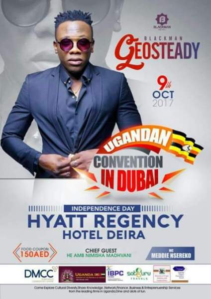  Geosteady to fire up Uganda convention in Dubai