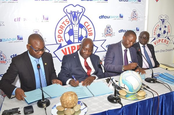 dfcu Bank signs UGX 300m two-year sponsorship deal with Vipers SC