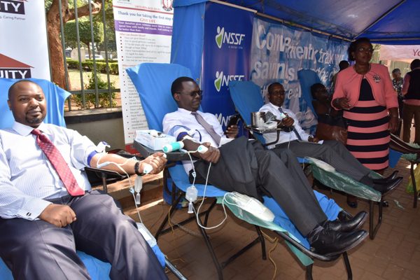NSSF Blood Donation Drive to add 6,000 units to the National Blood Bank