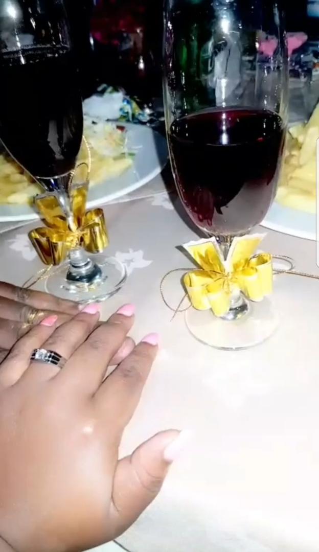 Bahati off the shelf as her lover puts a ring on it