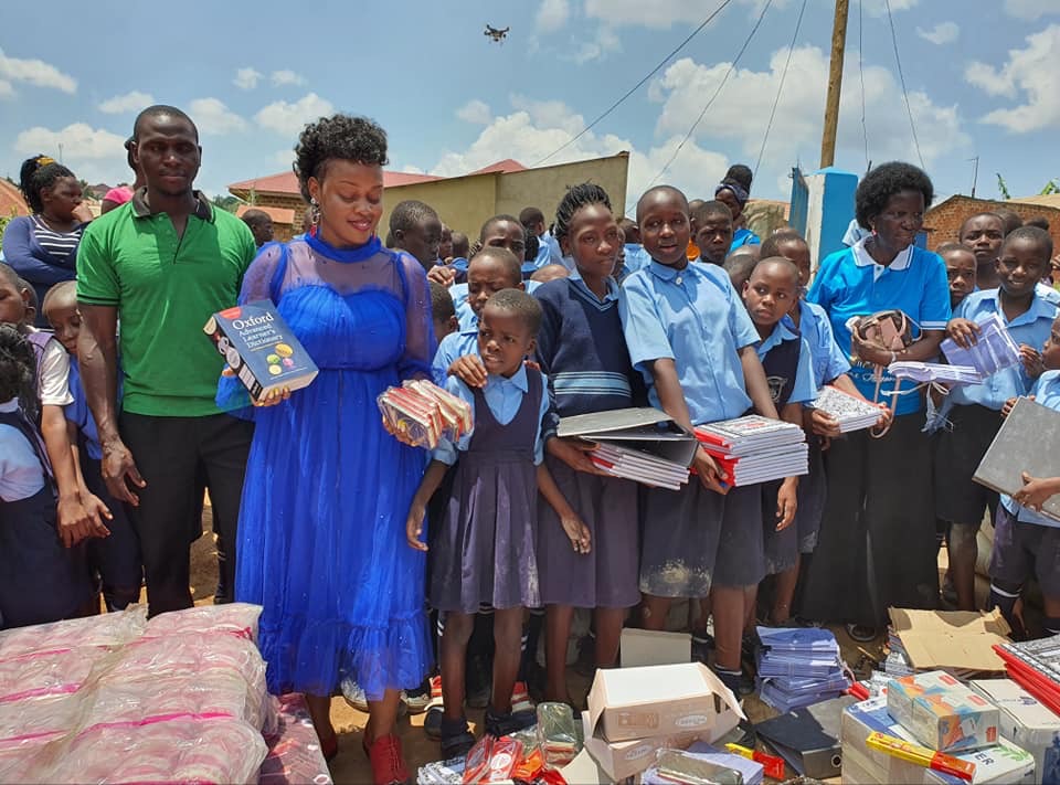 Dianah Nabatanzi reaches out to school kids