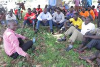 Frank Tumwebaze gives out more 50 goats to youth in Kibale East County