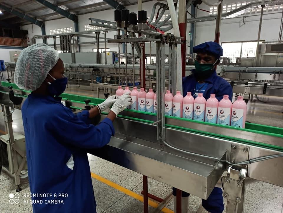  ‘Hand Sanitizers, masks made in Uganda ready for use’ – Hon. Anite Evelyn