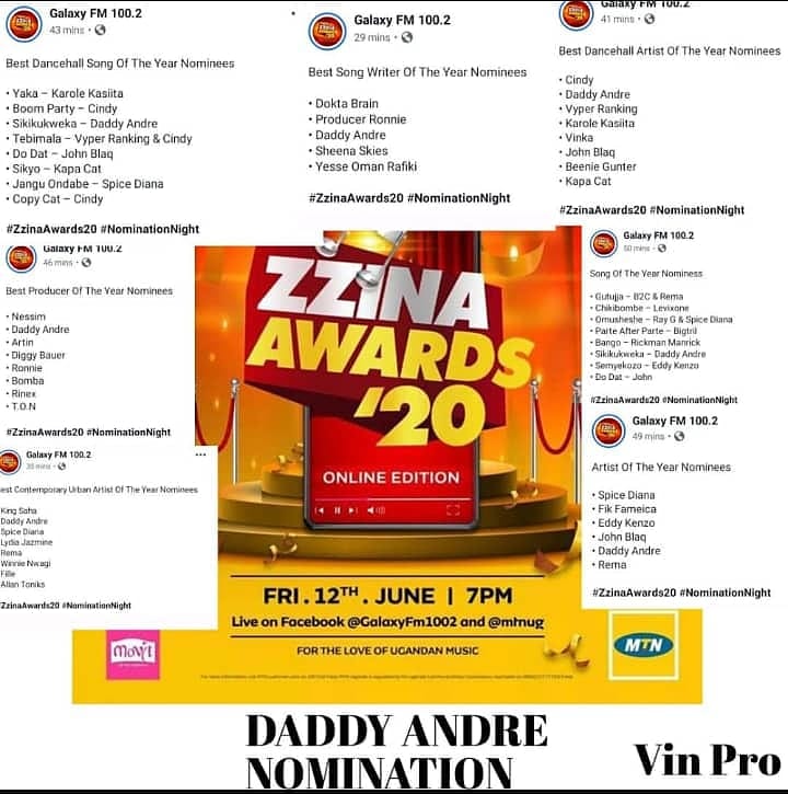 Black Market Records Artist Daddy Andre scoops multiple nominations in Zzina Awards