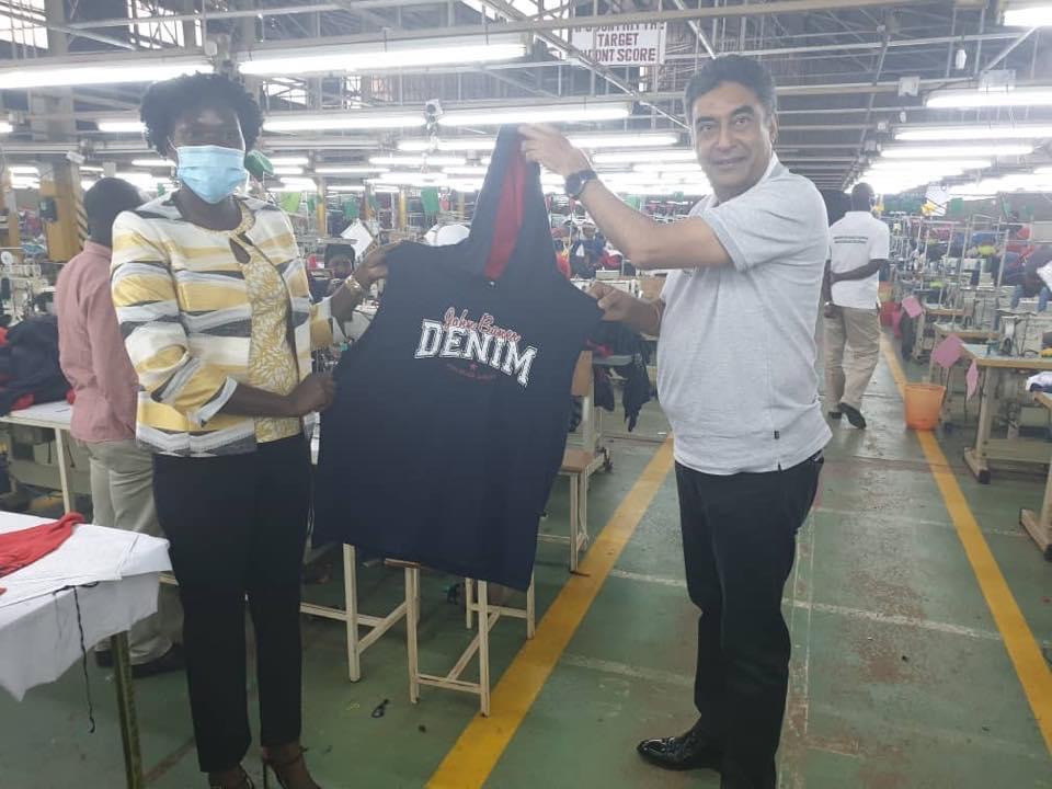 Hon. Anite praises Fine Spinners Uganda for doing good work