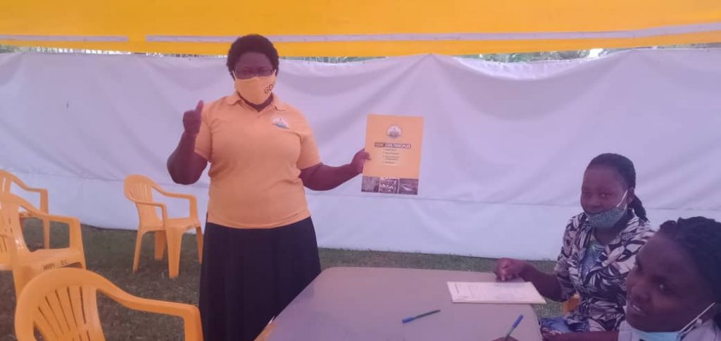 Hon. Moriku Joyce picks nomination forms for NRM primaries