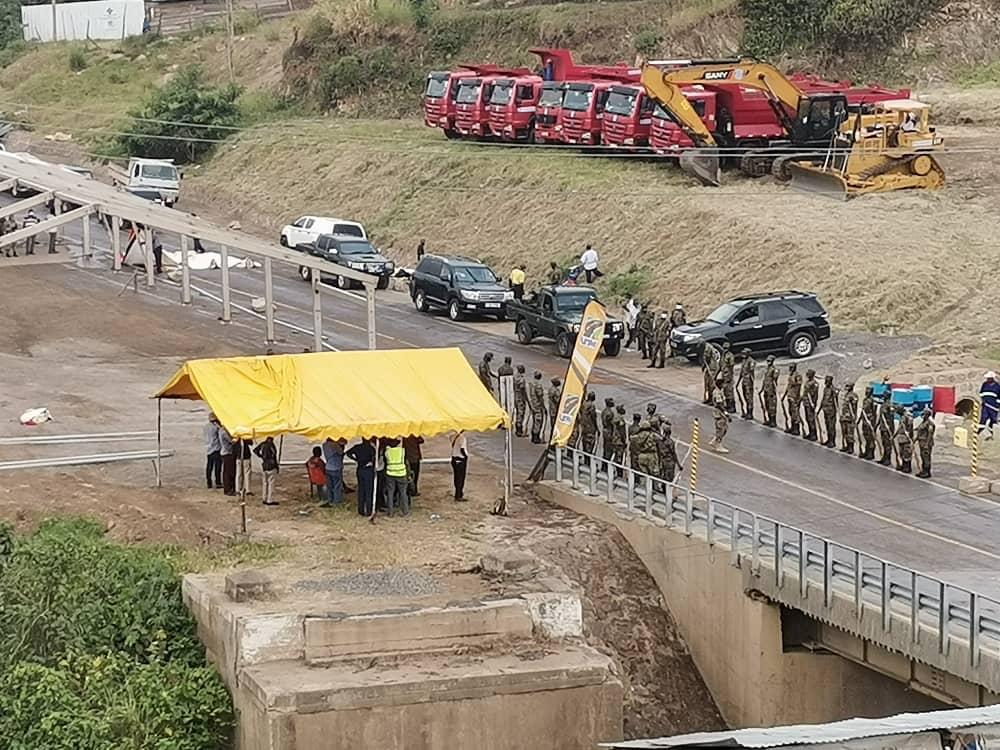  Dott Services equipment arrive in Beni ahead of roads construction commencement