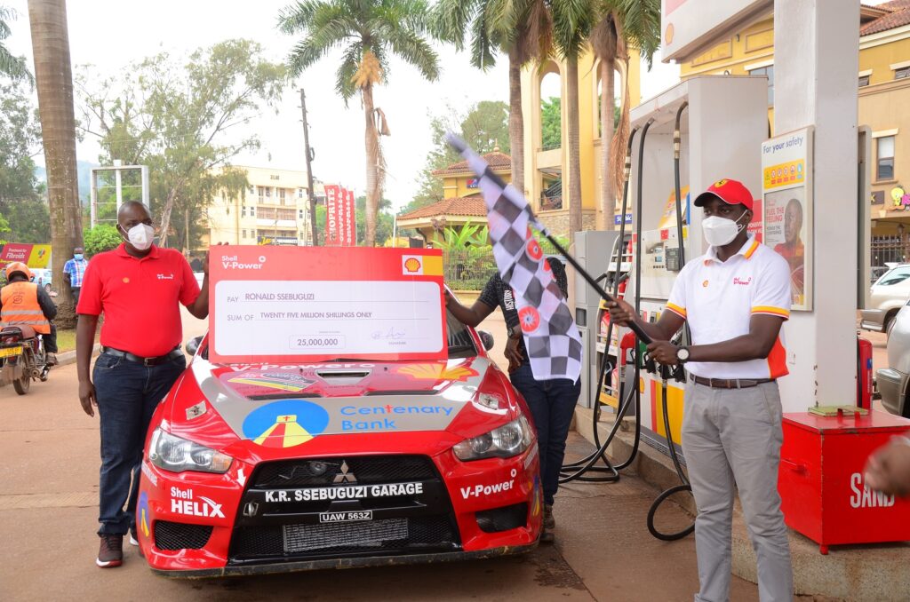  Shell V-Power fuels Ronald Sebuguzi participation in the 2021 World Championship Safari Rally