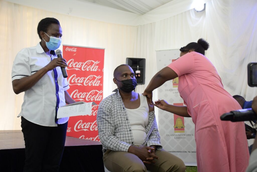 Uganda Breweries, Coca-Cola partner with KCCA to step up COVID-19 vaccination