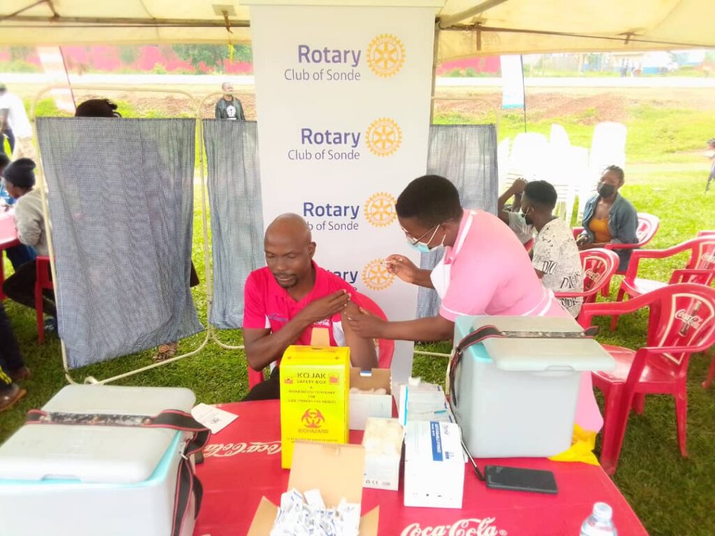Rotary Uganda kicks off Mass Vaccination Drives Across the Country