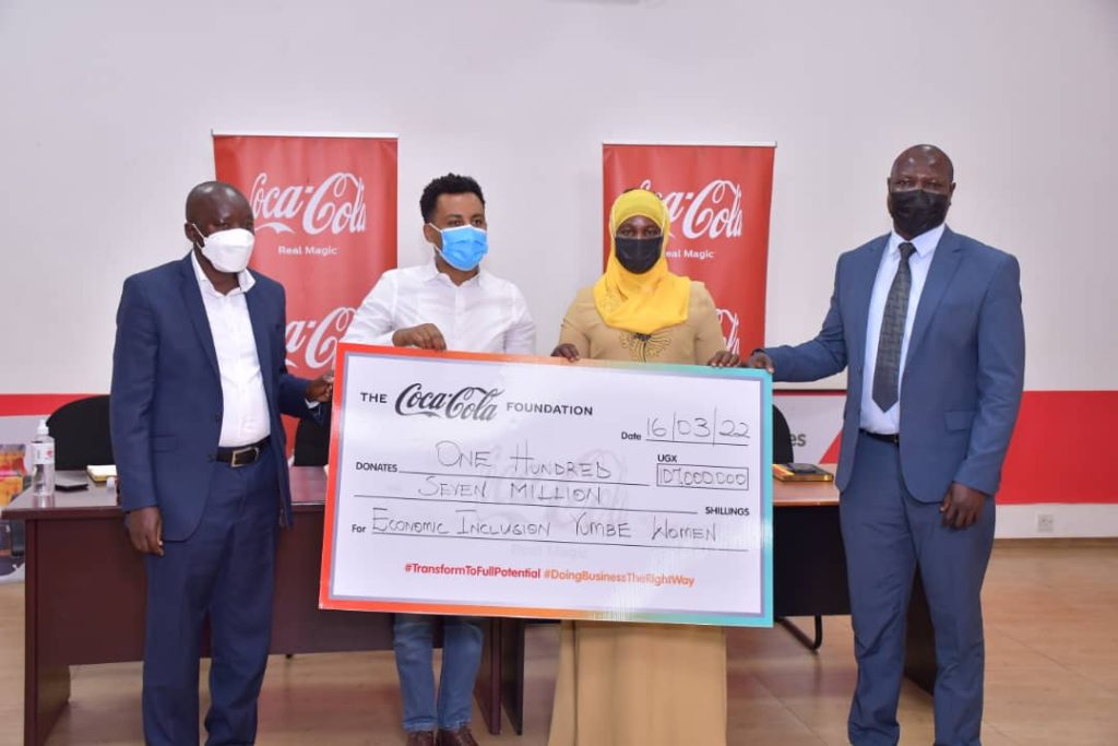 The Coca-Cola Foundation Donates UGX 107 Million Towards Economic Inclusion of Refugee Women in Yumbe