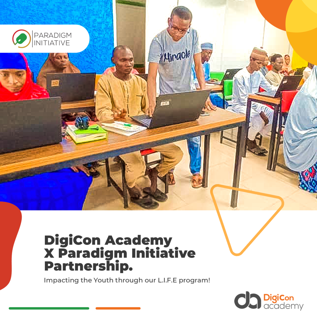 Digicon Academy Partners with Paradigm Initiative to create opportunities for underserved African Youths