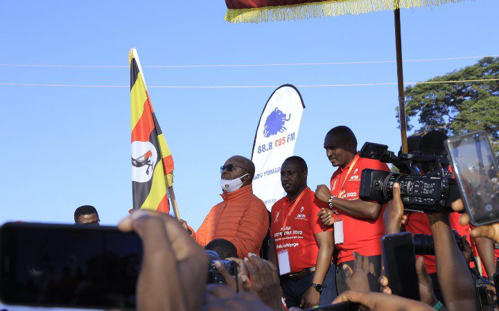 The Kabaka Of Buganda Ronald Muwenda Mutebi II L Flagging Off The 2022 Airtel Kabaka Birthday 