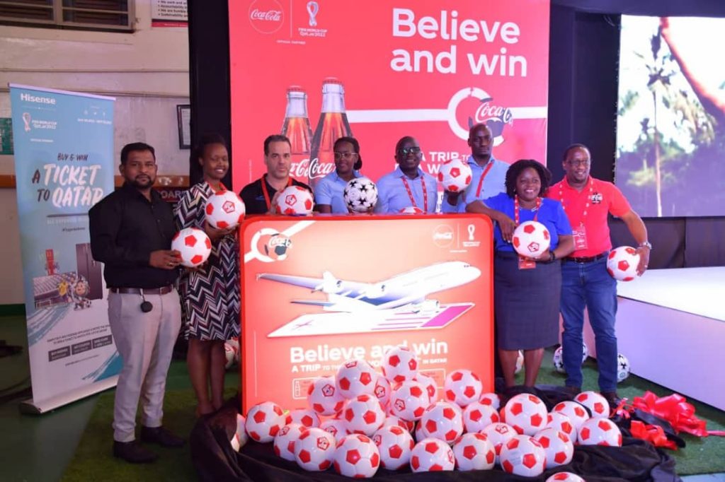The Coca-Cola company and Coca-Cola beverages Uganda to take Lucky Ugandans for an All-Expenses Paid Trip To the 2022 World Cup in Qatar