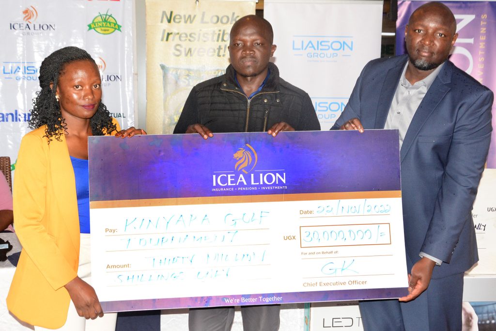 ICEA LION pumps UGX 30M sponsorship package in the 2022 Kinyara Open Golf Tournament