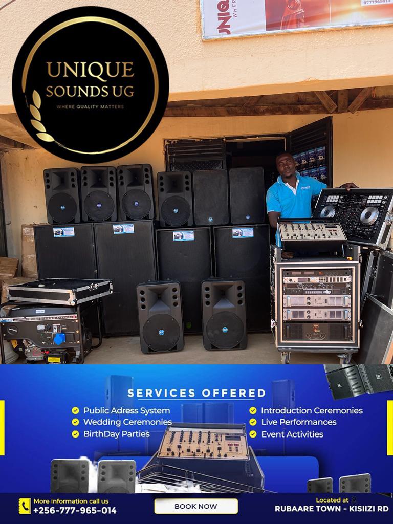  Unique Sounds Ug, the music system you need to hire in Western Uganda