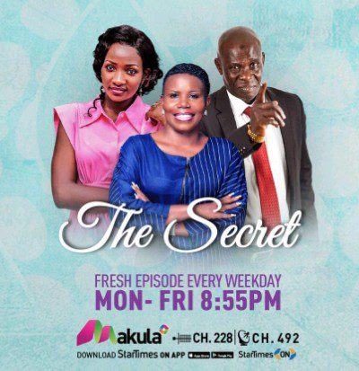 Ugandan Local Drama dubbed The Secret airs at 8:55 PM on Makula TV