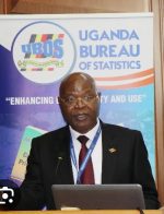  The Executive Director/ Chief Statistician Dr. Chris Mukiza graces the UBOS staff quarterly general meeting