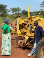  Shartsi Kutesa inspects ongoing road works in Sembabule