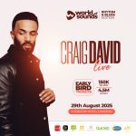  Craig David World of Sounds tickets go on sale