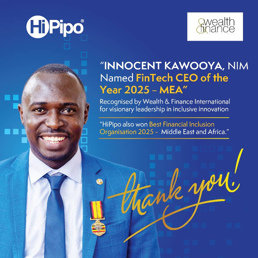 Big win as Innocent Kawooya is named FinTech CEO of the year
