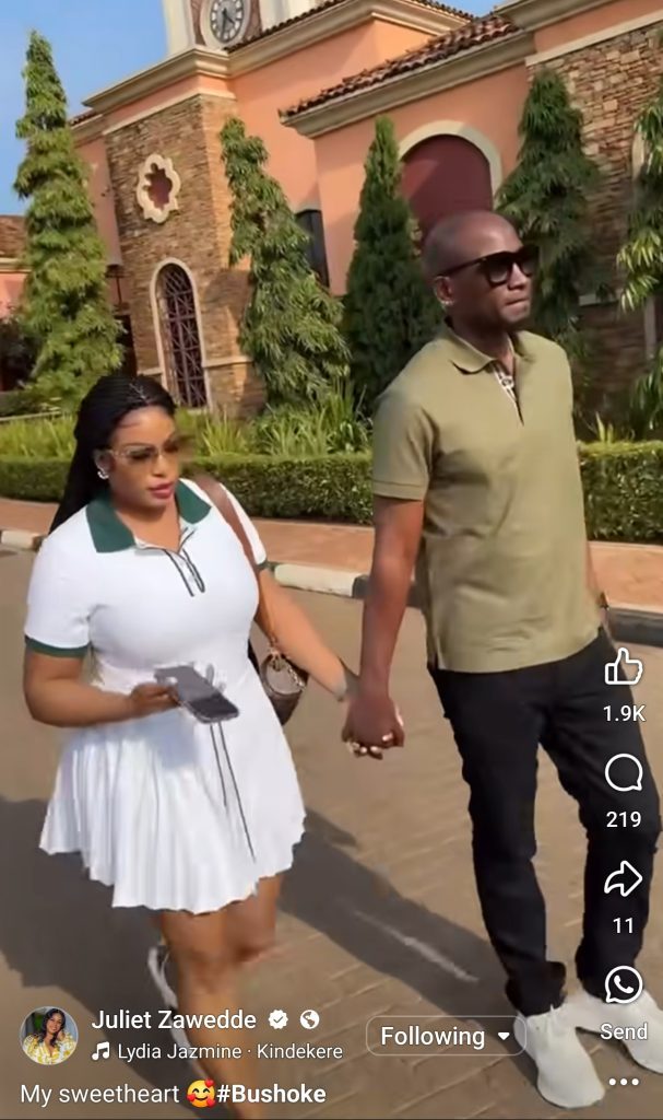 Love In Da Air!!! Juliet Zawedde, lover Bushoke in PDA show Love In Da Air!!! Juliet Zawedde, lover Bushoke in PDA show