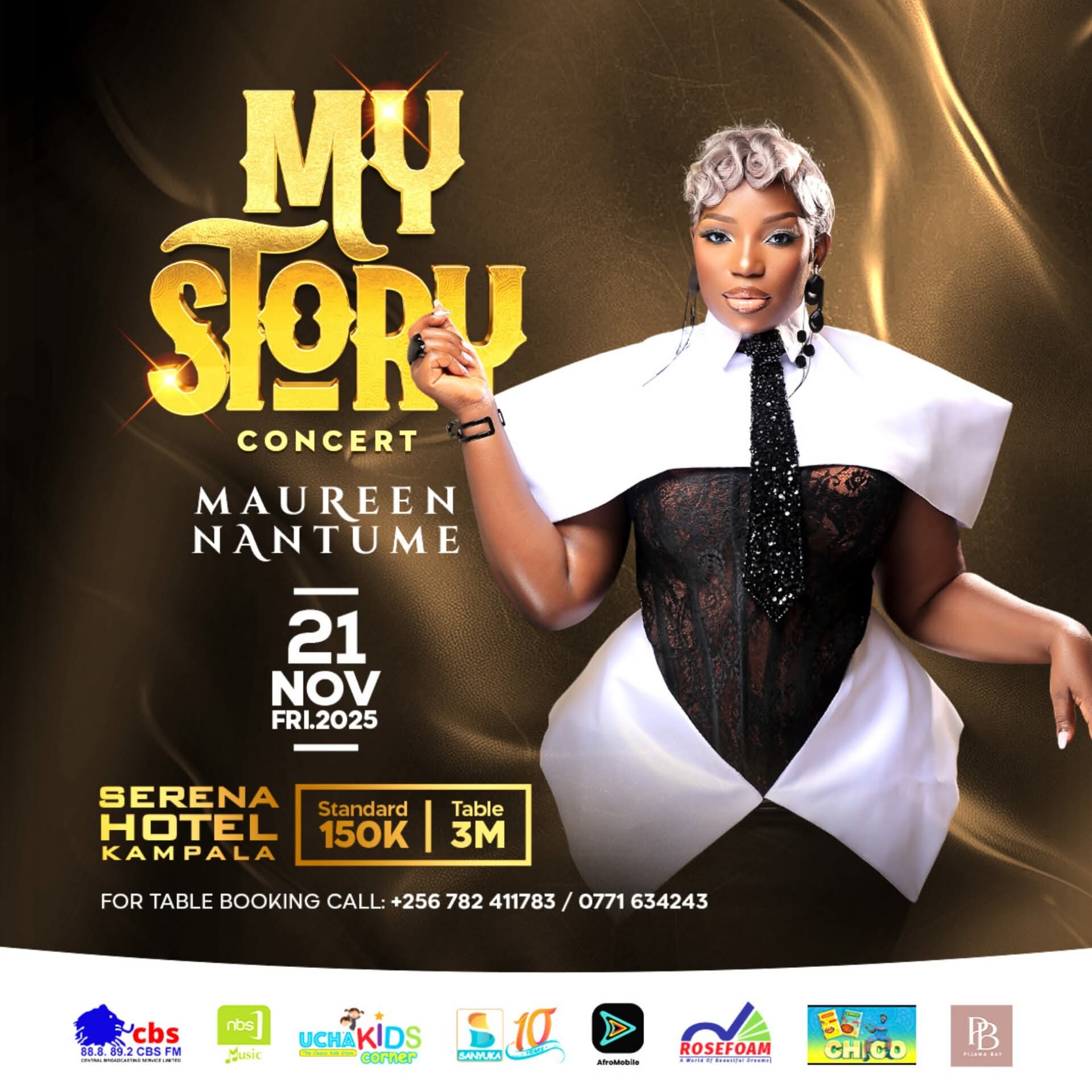  Tickets for My Story Concert of Maureen Nantume officially on sale