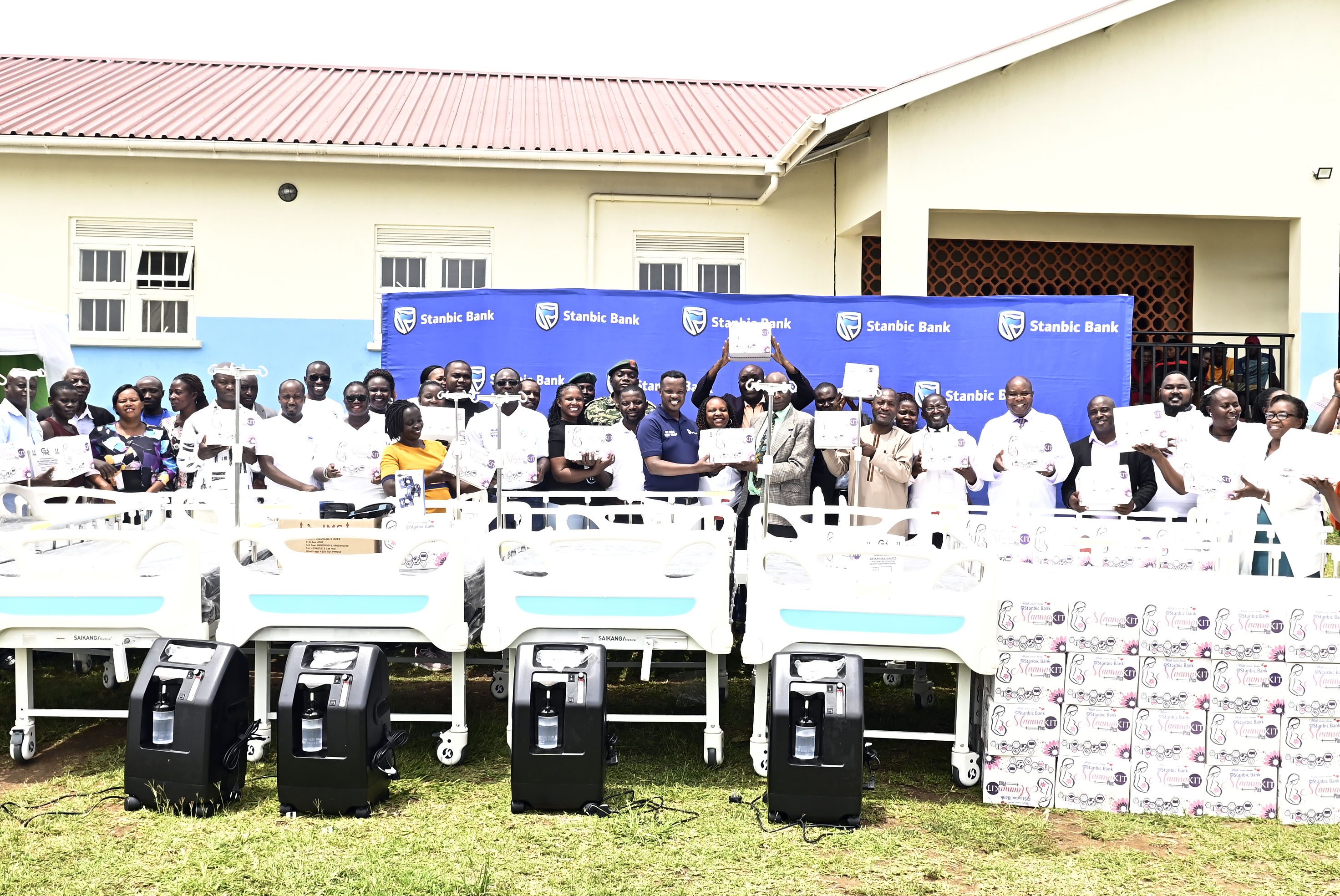  Stanbic Bank donation solves 90% of Rukoki hospital maternal services challenges