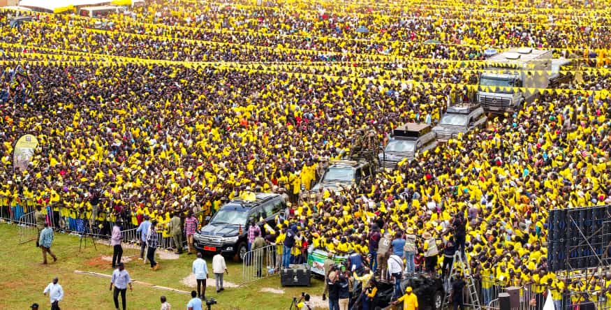  Museveni campaigns in Busia as NRM treasurer Nekesa stamps wealth creation message