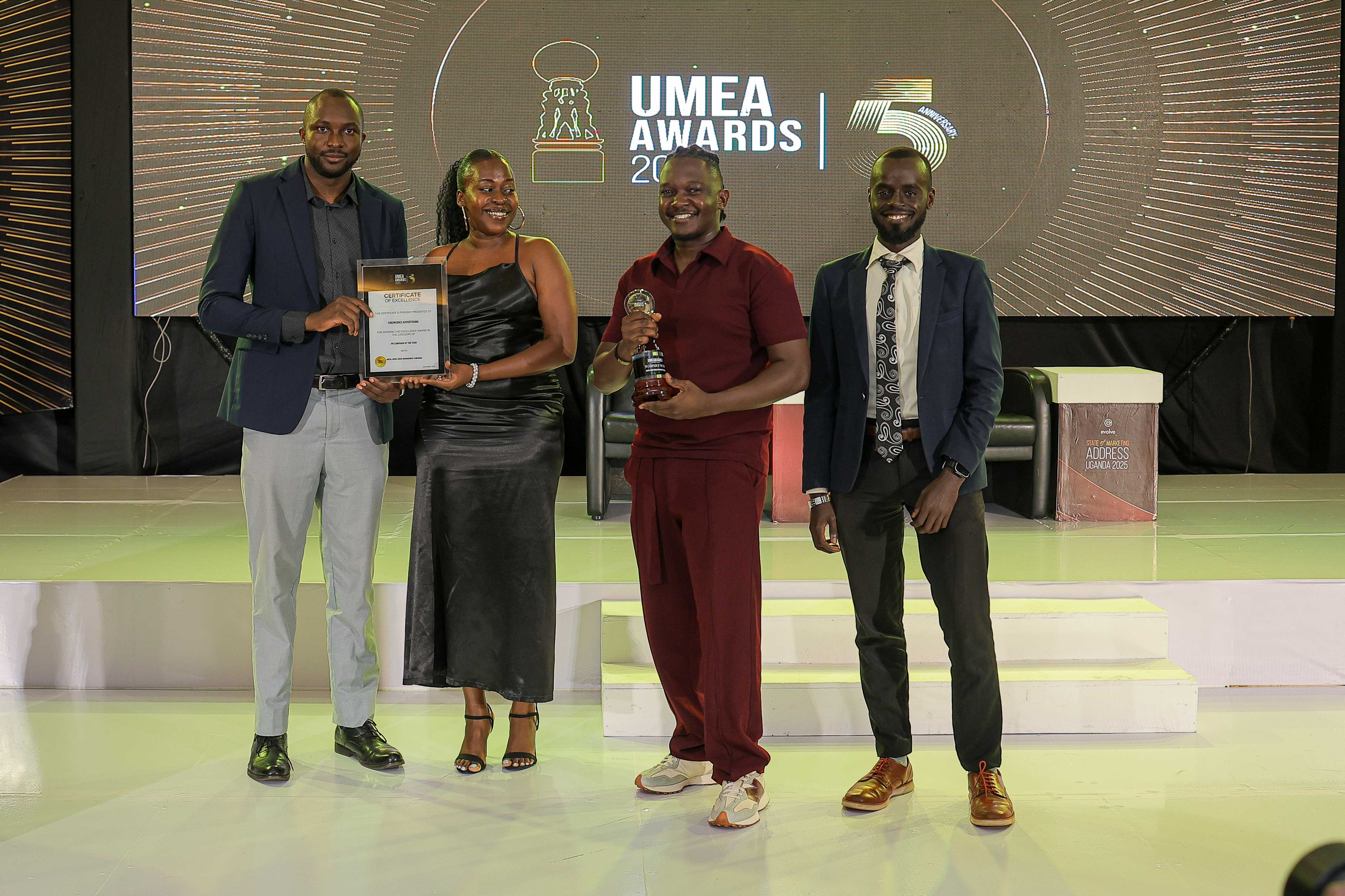  Airtel Uganda wins PR Campaign of the Year for its Mastery in Reputation Management at the 2025 Uganda Marketing Excellence Awards