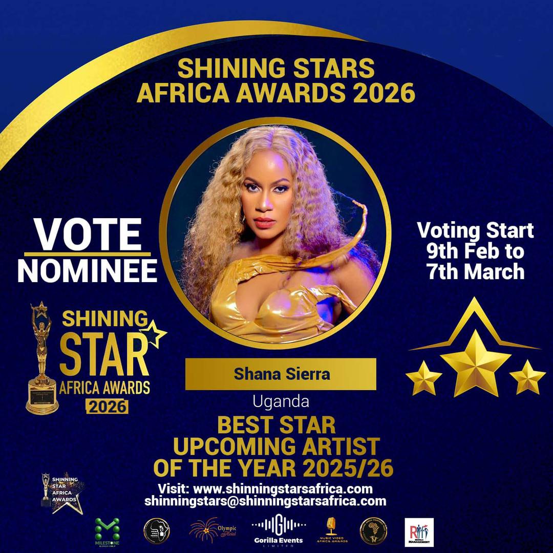  Diva Shana Sierra nominated for Shining Star Africa Awards 2026