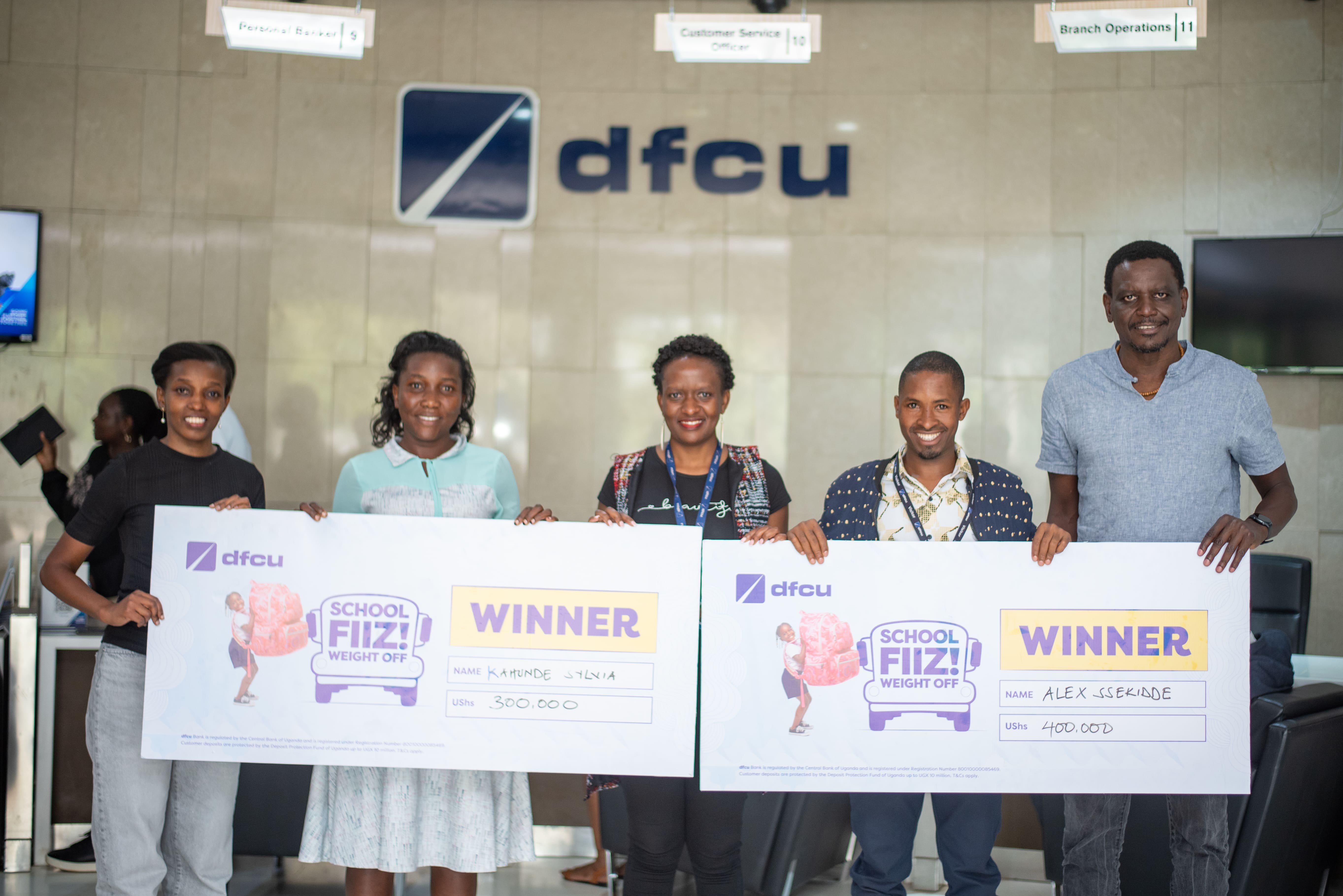  dfcu issues Cash Rewards to Parents in School Fees Payment Campaign