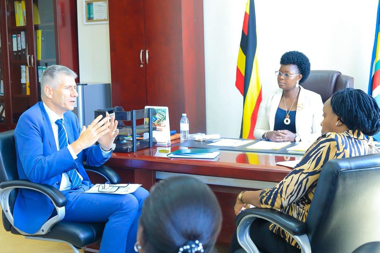  Lillian Aber, Bouwe-Jan Smeding discuss Netherlands’ continued support to Uganda’s Refugee Response