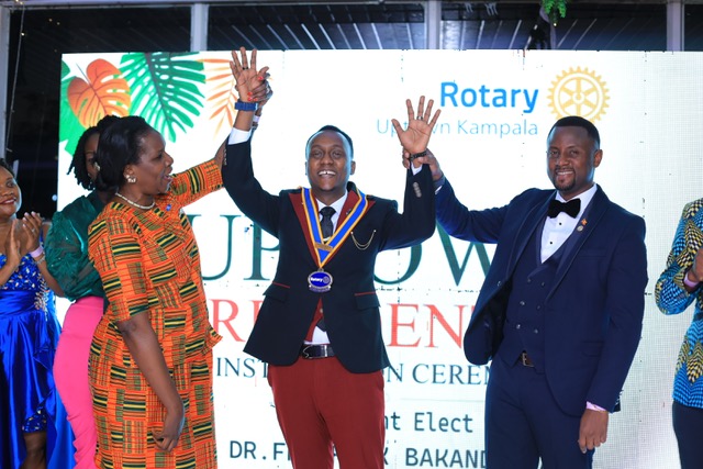  Rotary Club of Uptown Kampala Installs 2nd President at Leadership Transition Ceremony