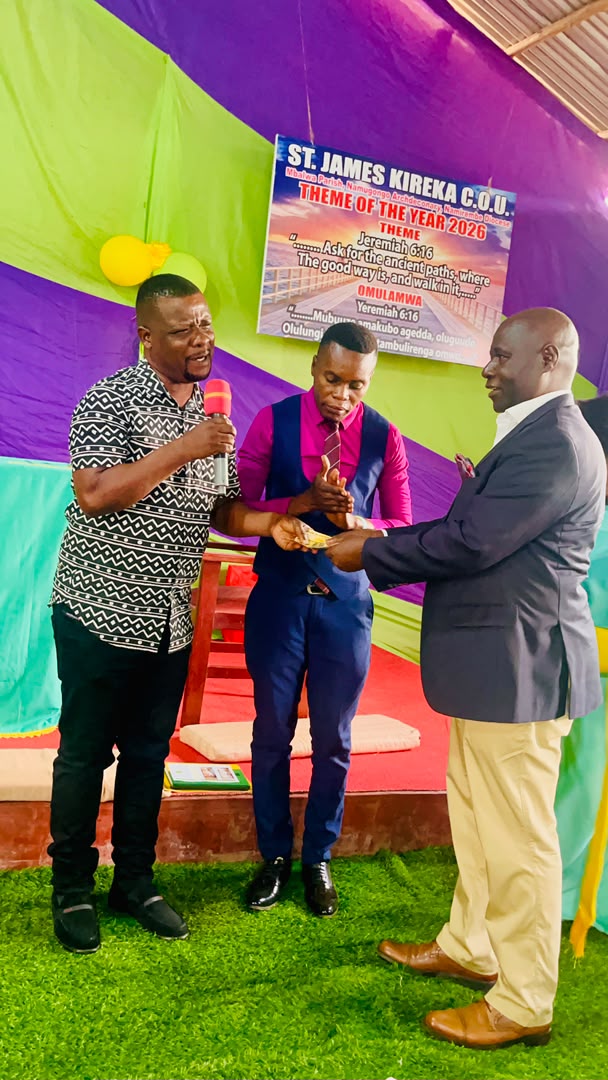 Lukwago Jimmy continues to support church