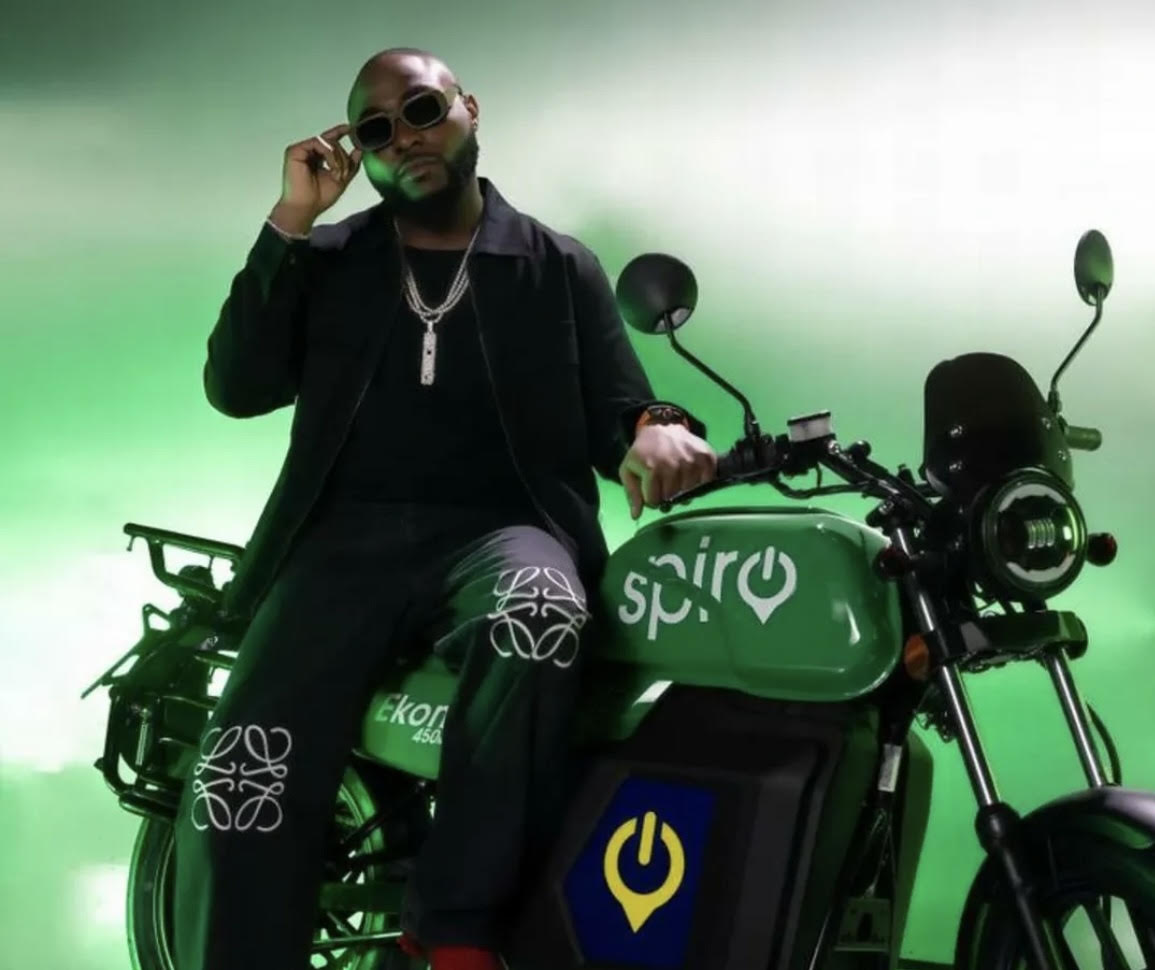 David meets electric mobility as Spiro unveils The Davido Bike & M1 V3 in Uganda